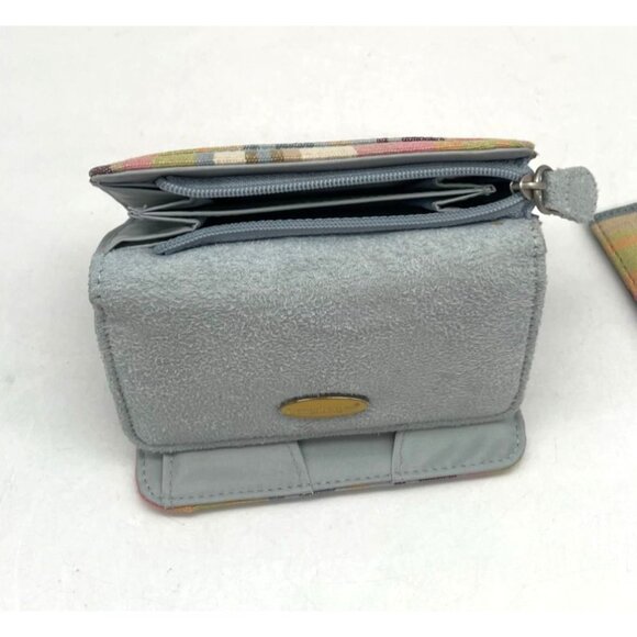 Vtg. Longaberger Suede Multi Color Wallet 3 Pieces - Picture 4 of 5